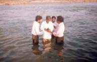 A NEW BROTHER IS BAPTIZED